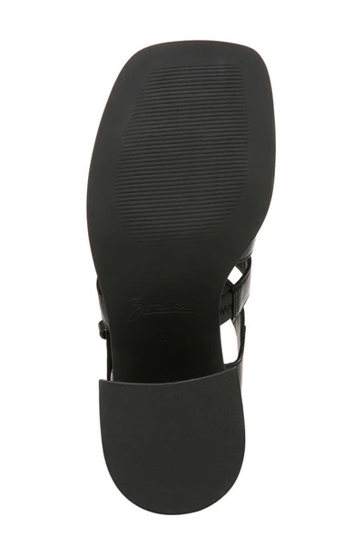 Zodiac Joleen Womens Strappy Faux Leather Block Heel In Black