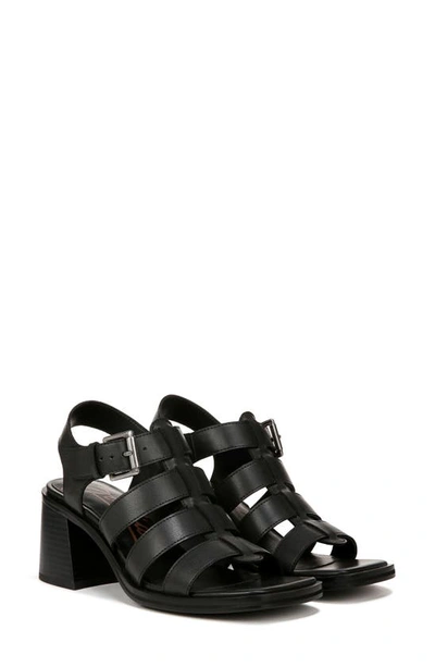 Zodiac Joleen Womens Strappy Faux Leather Block Heel In Black