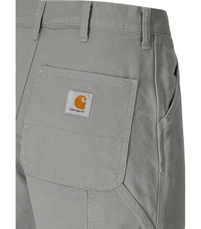Shop Carhartt Wip  Single Knee Grey Trousers