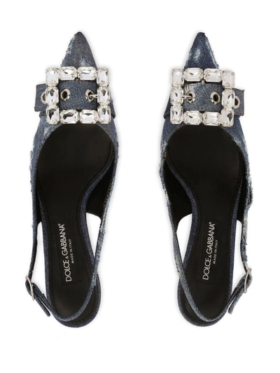 Shop Dolce & Gabbana Sandals Shoes In Blue