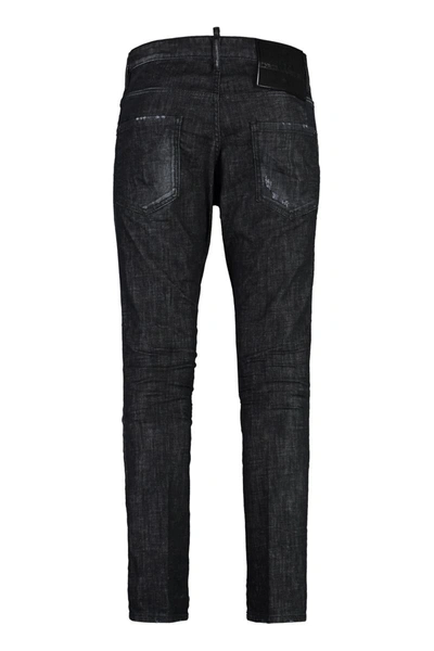 Shop Dsquared2 Skater 5-pocket Jeans In Black
