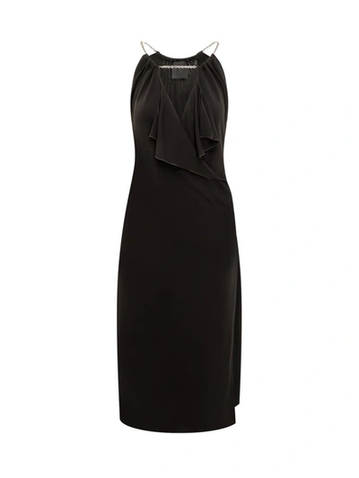 Shop Givenchy Viscose Dress In Black