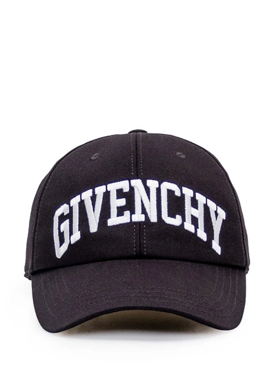 Shop Givenchy Hat With Logo In Black