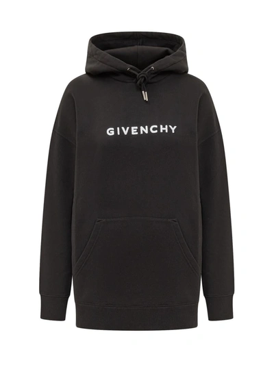 Shop Givenchy Teddy Logo Sweatshirt In Black