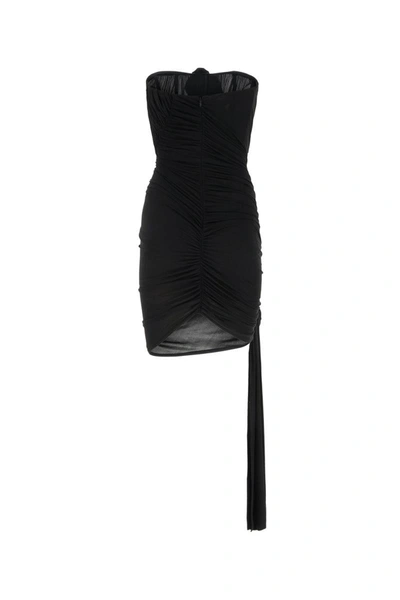 Shop Magda Butrym Dress In Black