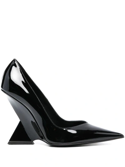 Shop Attico The  Pointed Cheope Pumps 105mm In Black