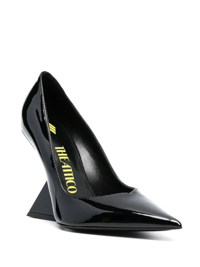 Shop Attico The  Pointed Cheope Pumps 105mm In Black