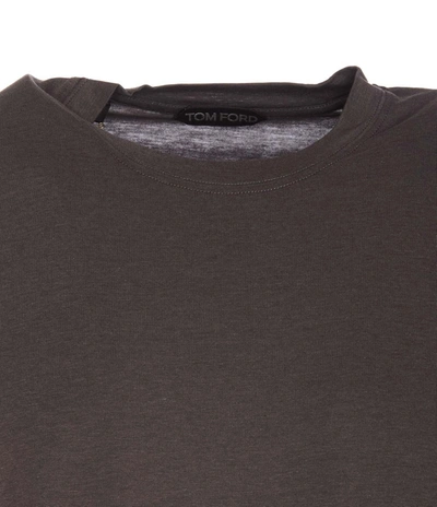 Shop Tom Ford T-shirts And Polos In Grey