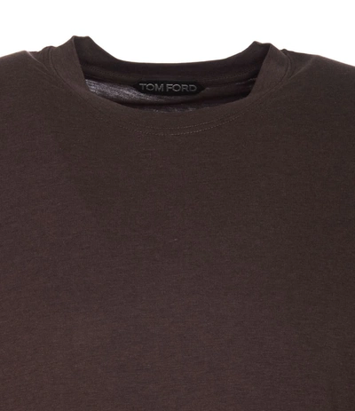 Shop Tom Ford T-shirts And Polos In Brown