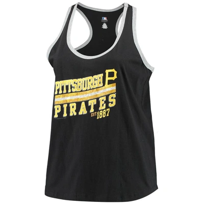 Shop Profile Majestic Black Pittsburgh Pirates Plus Size Believe In Greatness Tank Top