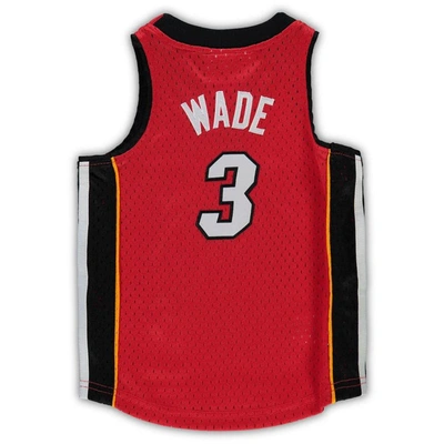 Shop Mitchell & Ness Infant  Dwyane Wade Red Miami Heat 2005/06 Hardwood Classics Player Jersey