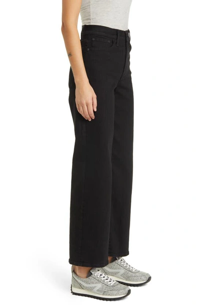 Shop Madewell Perfect Wide Leg Jeans In Black Rinse Wash