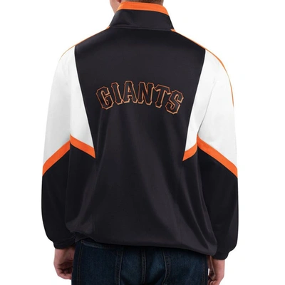 Shop Starter Black San Francisco Giants Lead Runner Full-zip Jacket