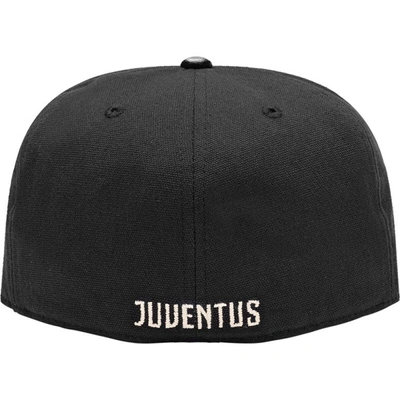 Shop Fan Ink Black Juventus Swatch Fitted Hat
