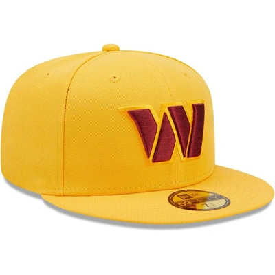 Shop New Era Gold Washington Commanders Omaha 59fifty Fitted Hat