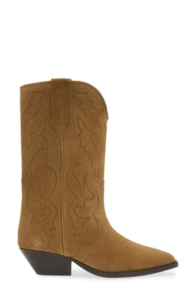 Shop Isabel Marant Duerto Western Boot In Taupe