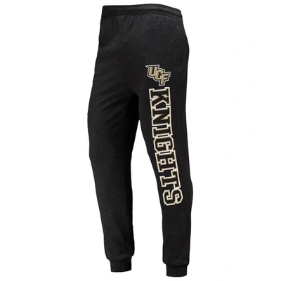Shop Concepts Sport Black/heather Charcoal Ucf Knights Meter Long Sleeve Hoodie T-shirt & Jogger Pajama S
