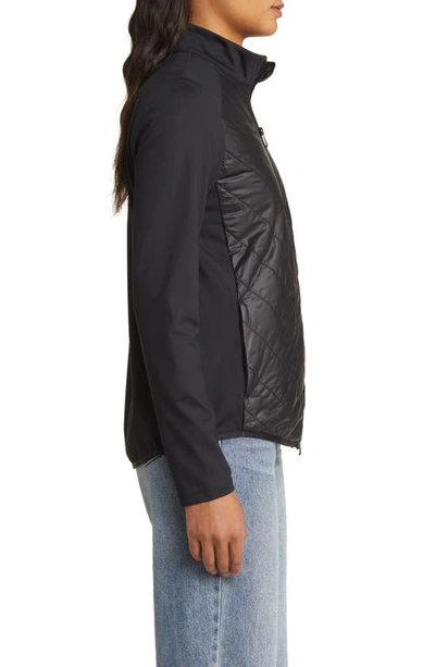 Shop Tommy Bahama Aubrey Cire Hybrid Islandzone® Full Zip Jacket In Black