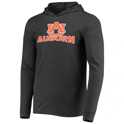 Shop Concepts Sport Navy/heather Charcoal Auburn Tigers Meter Long Sleeve Hoodie T-shirt & Jogger Pajama