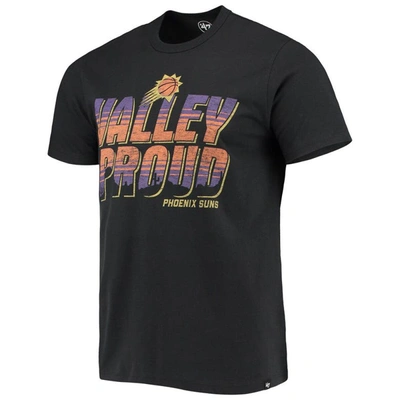 Shop 47 ' Black Phoenix Suns Hometown Regional Valley Proud T-shirt