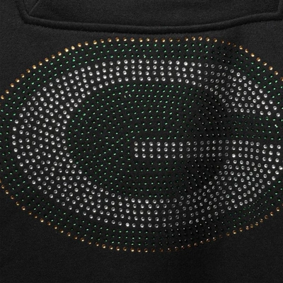 Shop Cuce Black Green Bay Packers Winners Square Neck Pullover Sweatshirt