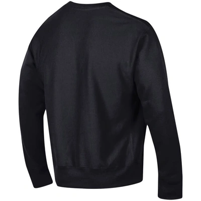 Shop Champion Black Maryland Terrapins Arch Reverse Weave Pullover Sweatshirt