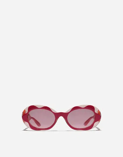 Dolce & Gabbana Occhiale Sole-202401 In Fuchsia