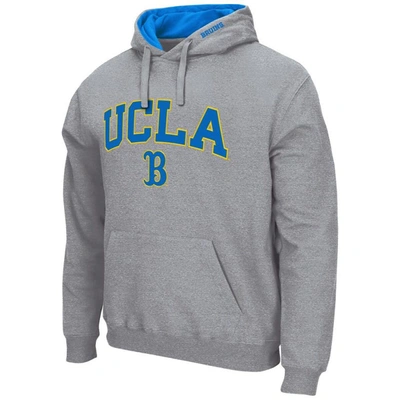 Shop Colosseum Heather Gray Ucla Bruins Arch & Logo 3.0 Pullover Hoodie