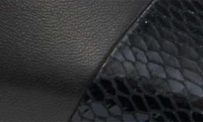 Vaneli Cap Toe Flat In Black Leather