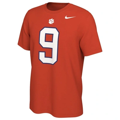 Shop Nike Travis Etienne Orange Clemson Tigers Alumni Name & Number T-shirt