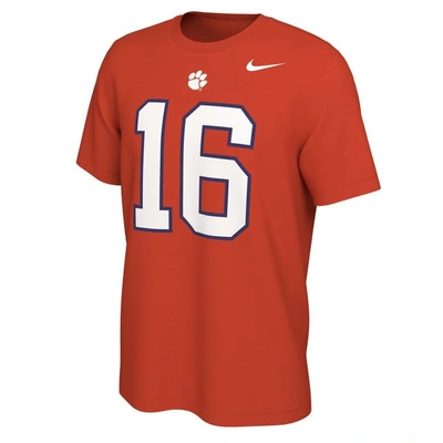 Shop Nike Trevor Lawrence Orange Clemson Tigers Alumni Name & Number T-shirt