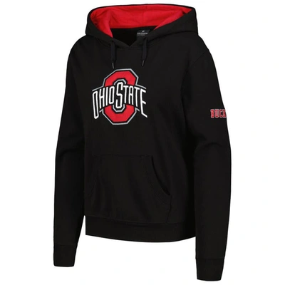 Shop Stadium Athletic Black Ohio State Buckeyes Big Logo Pullover Hoodie