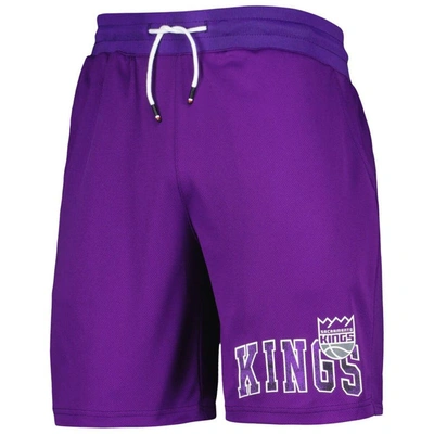 Shop Tommy Jeans Purple Sacramento Kings Mike Mesh Basketball Shorts