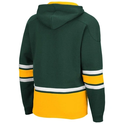 Shop Colosseum Green Ndsu Bison Lace Up 3.0 Pullover Hoodie