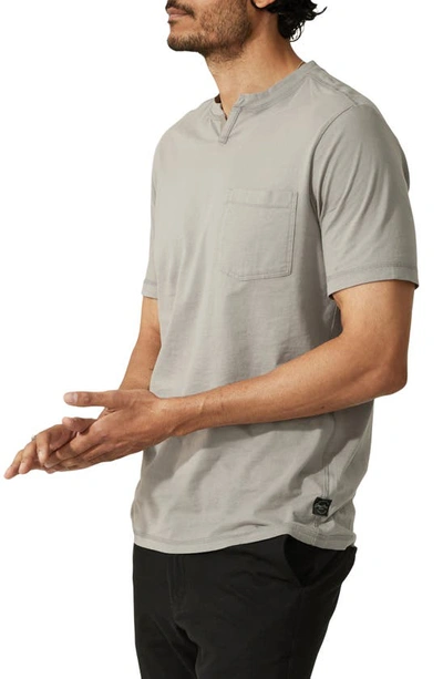 Shop Good Man Brand Premium Cotton T-shirt In Frost Grey