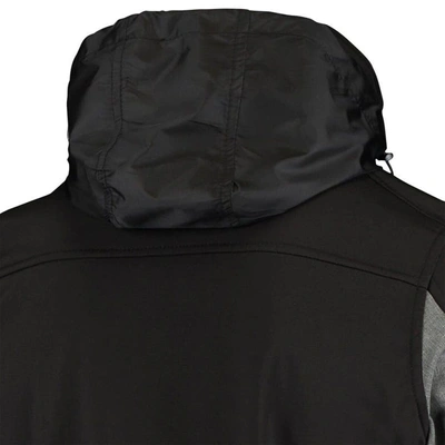 Shop Dunbrooke Black Carolina Panthers Circle Zephyr Softshell Full-zip Jacket