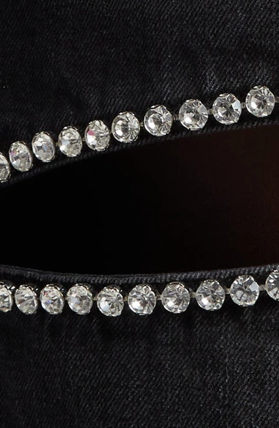 Area Jeans In Black Denim In Blue