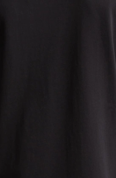 Moncler Short-sleeved Cotton T-shirt In Black
