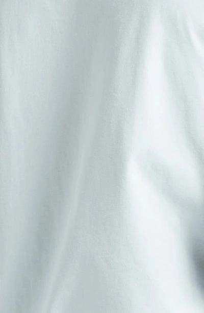 Moncler Logo Jacquard Crewneck T-shirt In Baby Blue