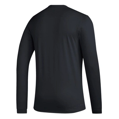 Shop Adidas Originals Adidas Black Lafc Club Dna Long Sleeve Aeroready T-shirt
