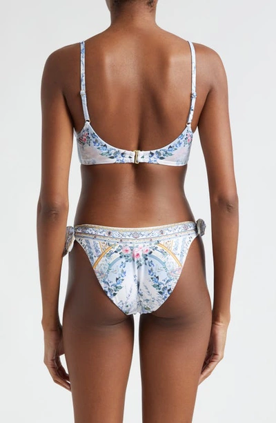 Shop Camilla Season Of The Siren Crystal Embellished Side Tie Bikini Bottoms