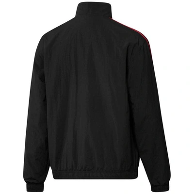 Shop Adidas Originals Adidas Black/red Atlanta United Fc 2023 On-field Anthem Full-zip Reversible Team Jacket
