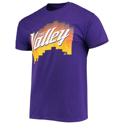 Shop Junk Food Purple Phoenix Suns The Valley Pixel T-shirt