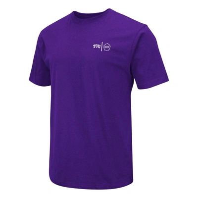 Shop Colosseum Purple Tcu Horned Frogs Oht Military Appreciation T-shirt