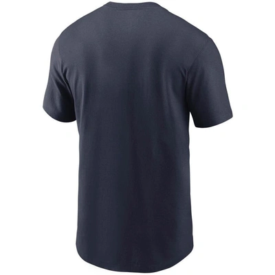 Shop Nike College Navy Seattle Seahawks Team Wordmark T-shirt