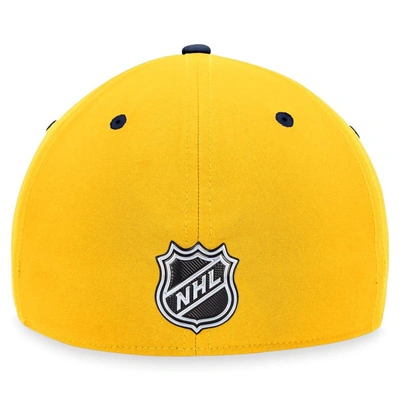 Shop Fanatics Branded  Gold Nashville Predators 2023 Nhl Draft Flex Hat In Yellow