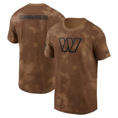 Shop Nike Brown Washington Commanders 2023 Salute To Service Sideline T-shirt