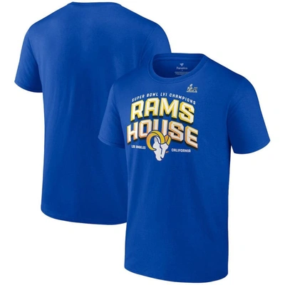 Shop Fanatics Branded Royal Los Angeles Rams Super Bowl Lvi Champions Running Back Hometown T-shirt