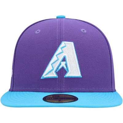 Shop New Era Purple Arizona Diamondbacks Vice 59fifty Fitted Hat