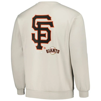 Shop Pleasures Gray San Francisco Giants Ballpark Pullover Sweatshirt